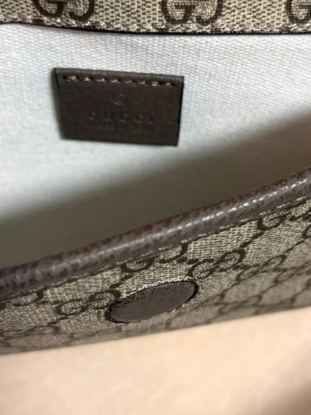 Gucci GG Supreme Tiger Head Waist Bag Crossbody Bag Web Strap